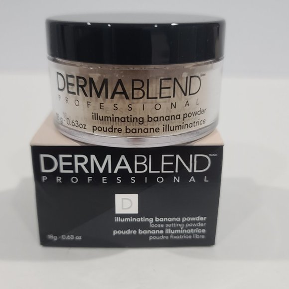 NIB ✅DERMABLEND #ILLUMINATING BANANA Loose Setting Powder 1oz ✨ BNIB - Picture 7 of 9